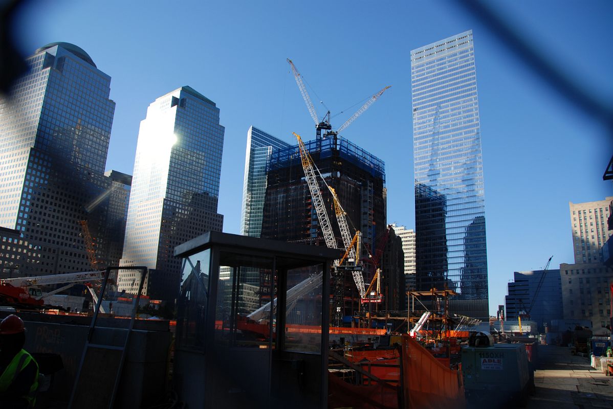 14-05 Brookfield Place, One World Trade Center Just Above Ground, 7 World Trade Center In New York Financial District